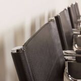 Bauhaus style Italian chairs attr. to Matteograssi, set of 8, 1970s