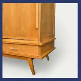 Vintage wardrobe with compass feet 1960