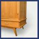 Vintage wardrobe with compass feet 1960