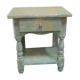 Green patinated bedside