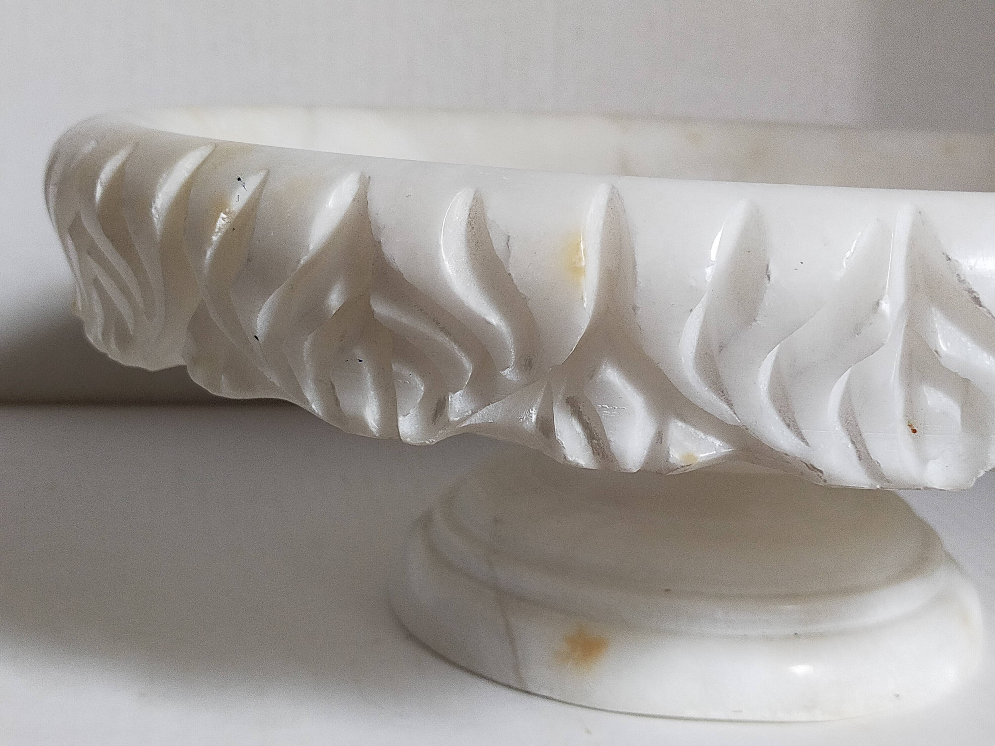 Alabaster fruit bowl from the 70s