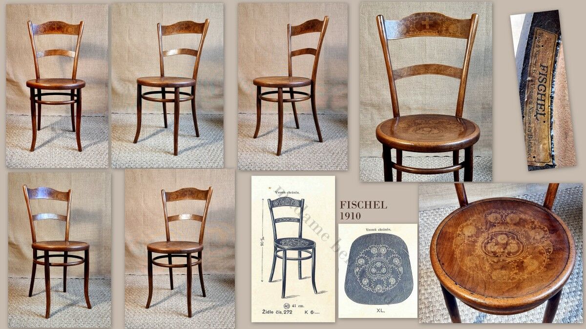 Bistro chair Fischel 1910 ca