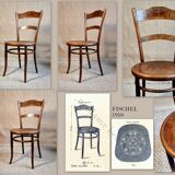 Bistro chair Fischel 1910 ca