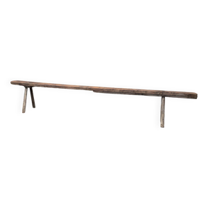 banc en chêne massif