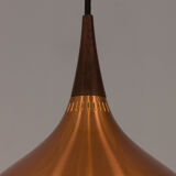 Copper orient hanging pendant lamp by jo hammerborg for fog & morup