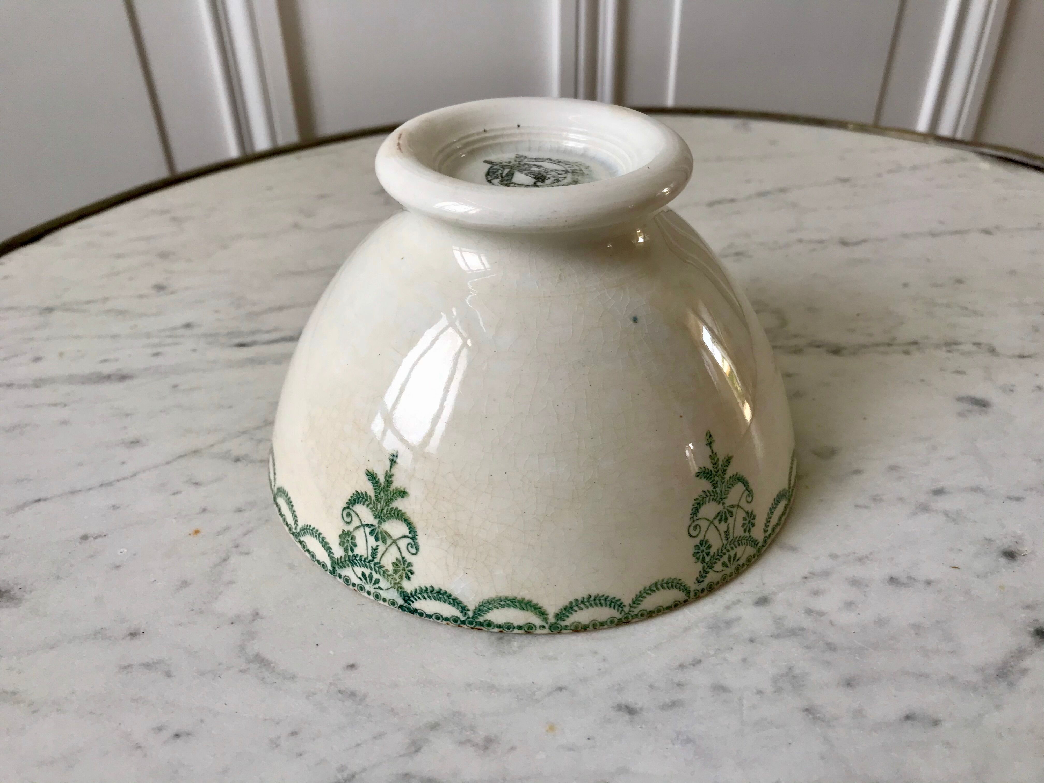 Bowl in Terre de Fer Moulin des Loups late nineteenth