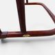 Vintage nesting tables in rattan and smoked glass by Flecht-Atelier Schütz.