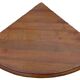Solid cherry wood corner