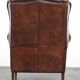 Large sheepskin wing chair with excellent colour and great seating comfort