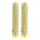 Luxury Gold 24k Wall Sconces With Green “Graniglia” Murano Glass Set of Two