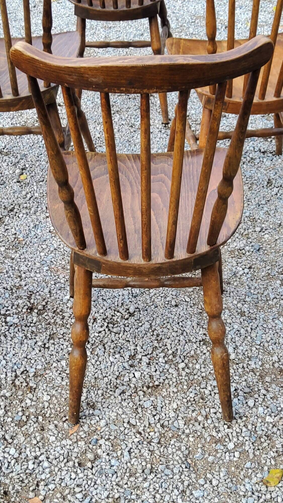 Set de 6 chaises de bistrot Baumann vintage des années 60