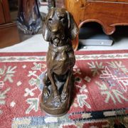 Chien en bronze E. Fremiet