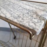 Vintage magazine rack side table 1950
