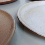 Set of 6 dessert plates Grès du Marais