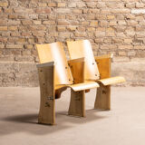 Pair of cinema folding seats