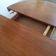 Table ronde extensible années 60