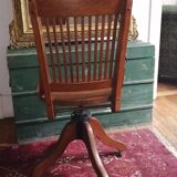 American oak office chair 1950