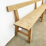 Former wooden parish bench