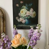 Painting flowers late nineteenth