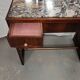 Dressing table art deco in mahogany mirror triptych