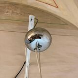 Space Age Design Pendant in Glass, Crystal and Metal