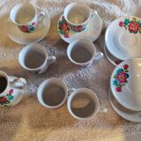 Hand-painted coffee service