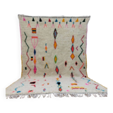 Handmade wool Berber rug 300x186 cm