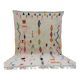 Handmade wool Berber rug 300x186 cm