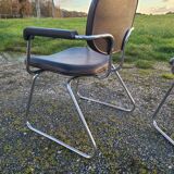 Pair of Unimob Lingua 97 armchairs