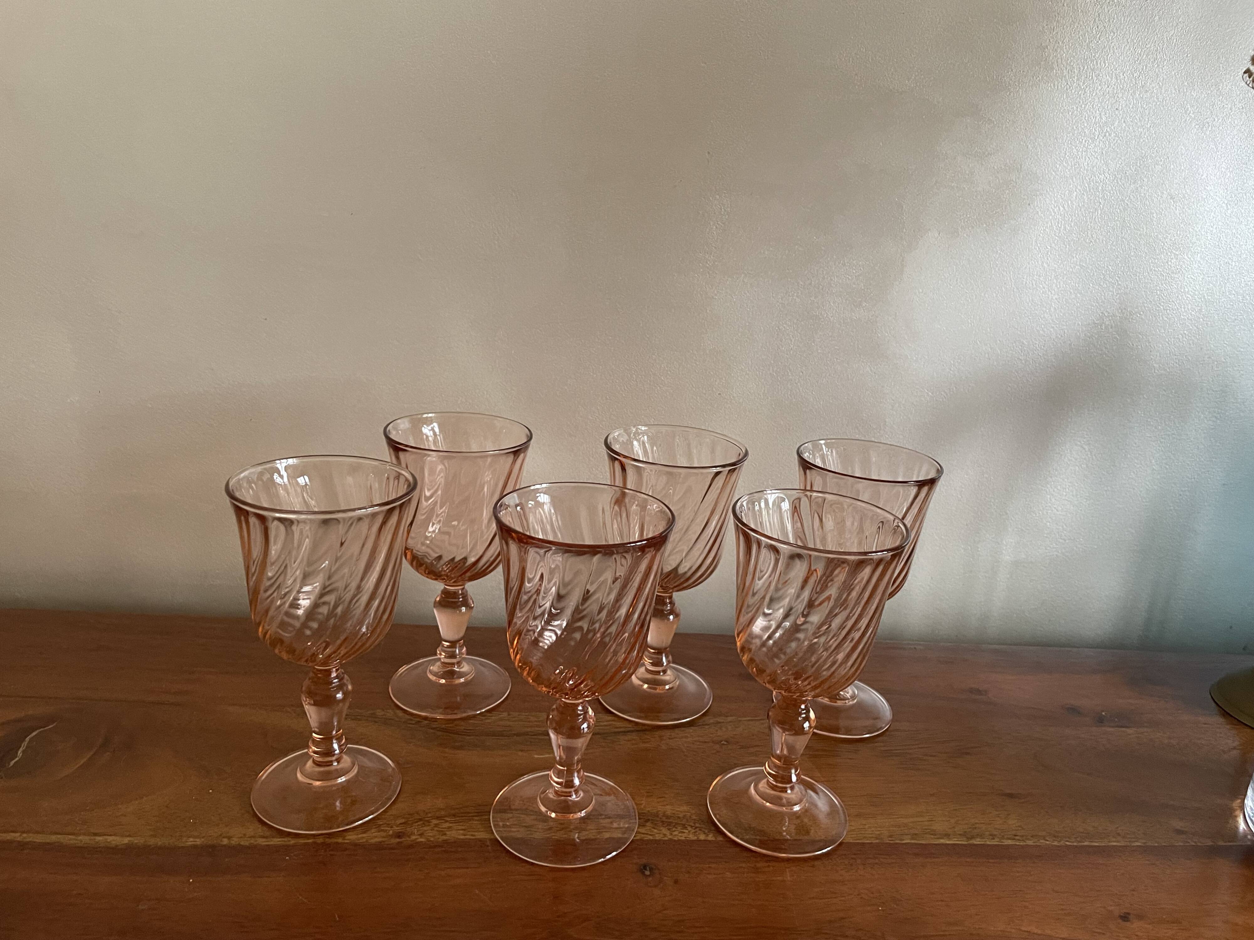 6 petits verres Rosaline
