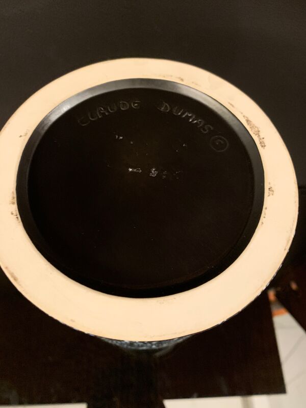 Vase design de forme géométrique Claude Dumas