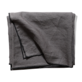 Anthracite linen tablecloth