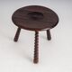 French oak tripod side table attributed to Charles Dudouyt