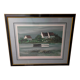 Lithograph by Georges Laporte, signed and numbered, landscape of Brittany.