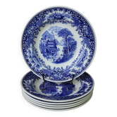 6 Royal Sphinx Cambridge Holland deep plates