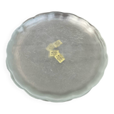 6 transparent dessert plates with a country design by Arcoroc