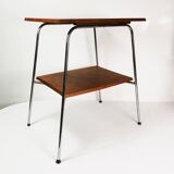 Bauhaus side table, Czechoslovakia, 1950s