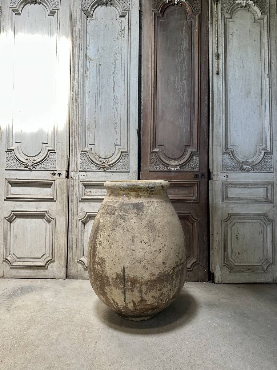 19th-century terracotta jar