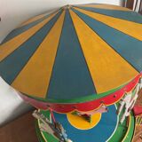 Rare vintage wooden carousel