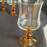 Set of 6 vintage Luminarc wine glasses