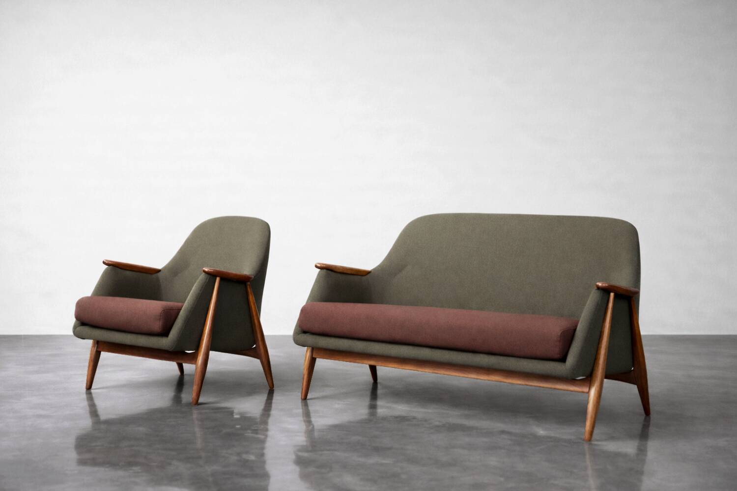 Mid-Century Modernist Pallas Living Room Set by Svante Skogh, Finland, 1950