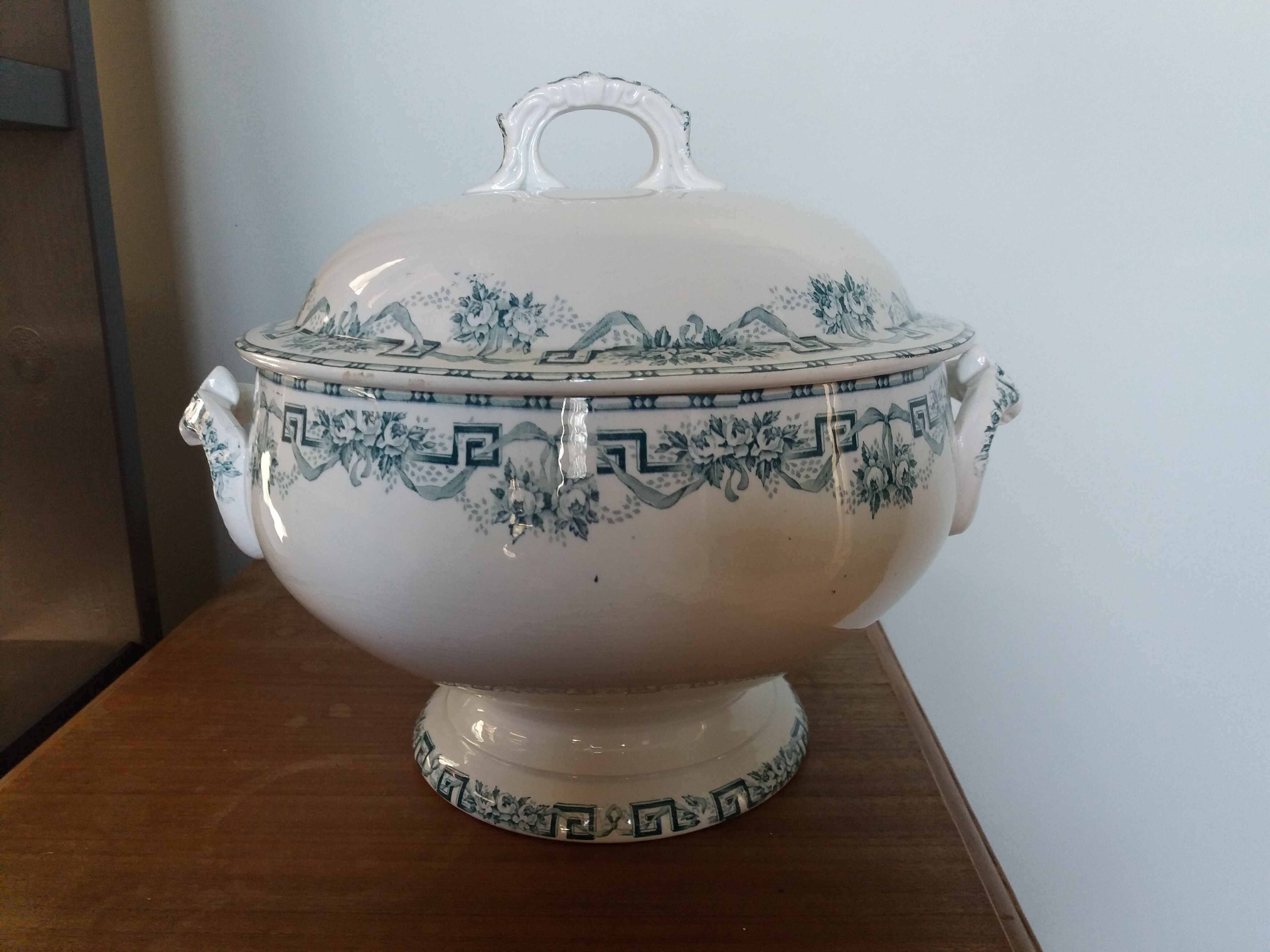 Iron Earth Soup Tureen Moulin des Loups and Hamage Athens Model