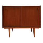 Small vintage Scandinavian teak sideboard