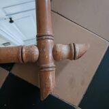Miroir "bambou" ancien, en bois .
