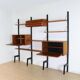 Poul Cadovius wall-unit vintage freestanding