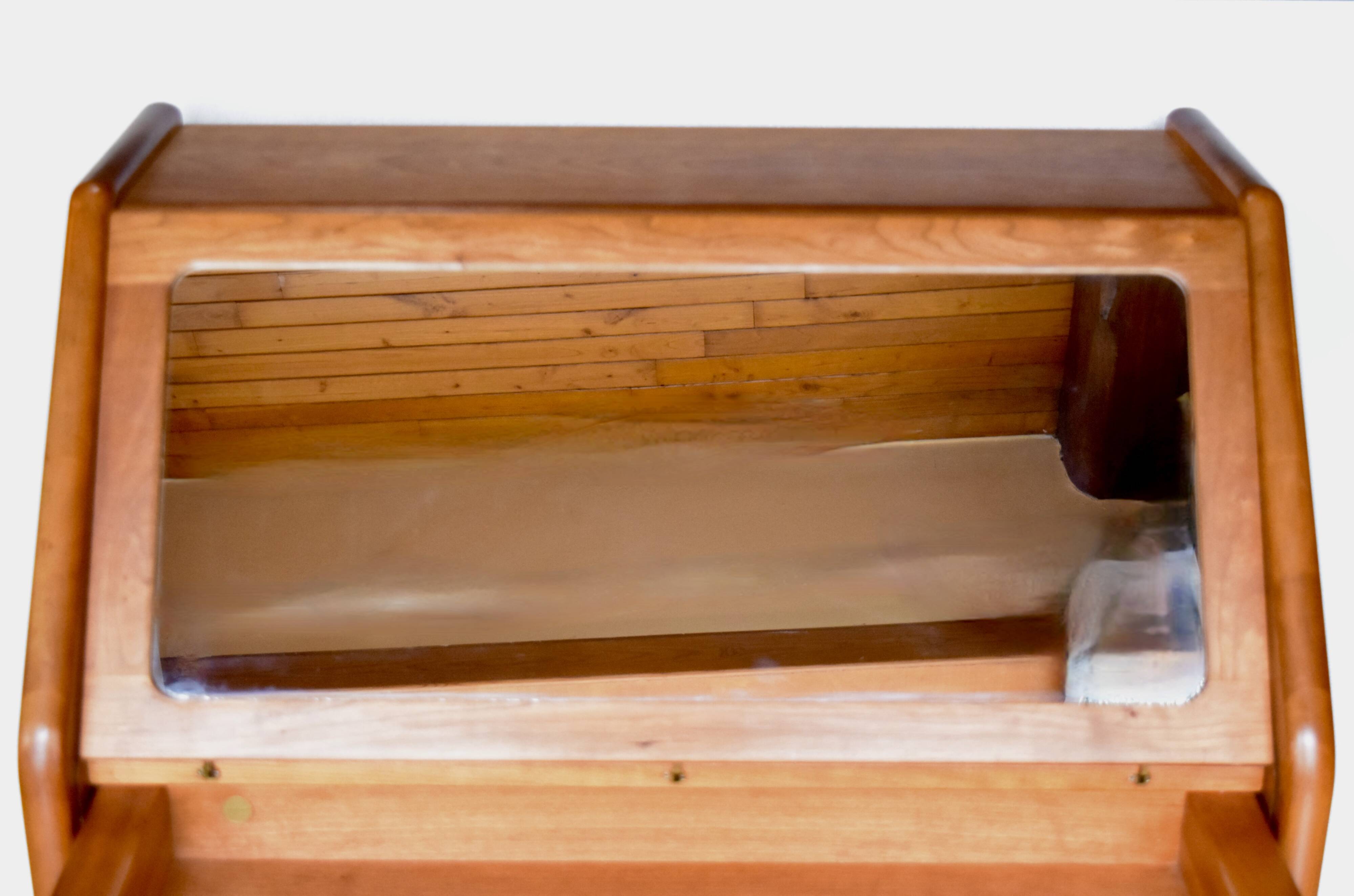 Dyrlund - vintage solid beech secretary - Denmark