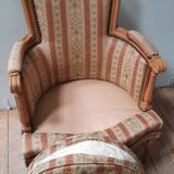 Paire de bergere style Louis XVI