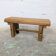 Petit banc repose-pieds rustique