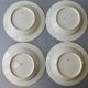 4 soup plates Bernardaud B&Co Limoges France