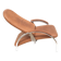 Fauteuil relax réglable Optima d'Ingmar Relling en cuir cognac